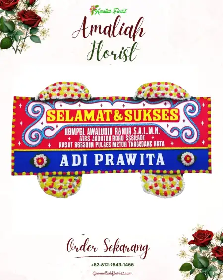 Papan Bunga Ucapan Selamat Nunu